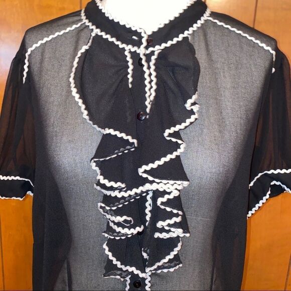 Women’s black Pink collection top sz L - Picture 3 of 4